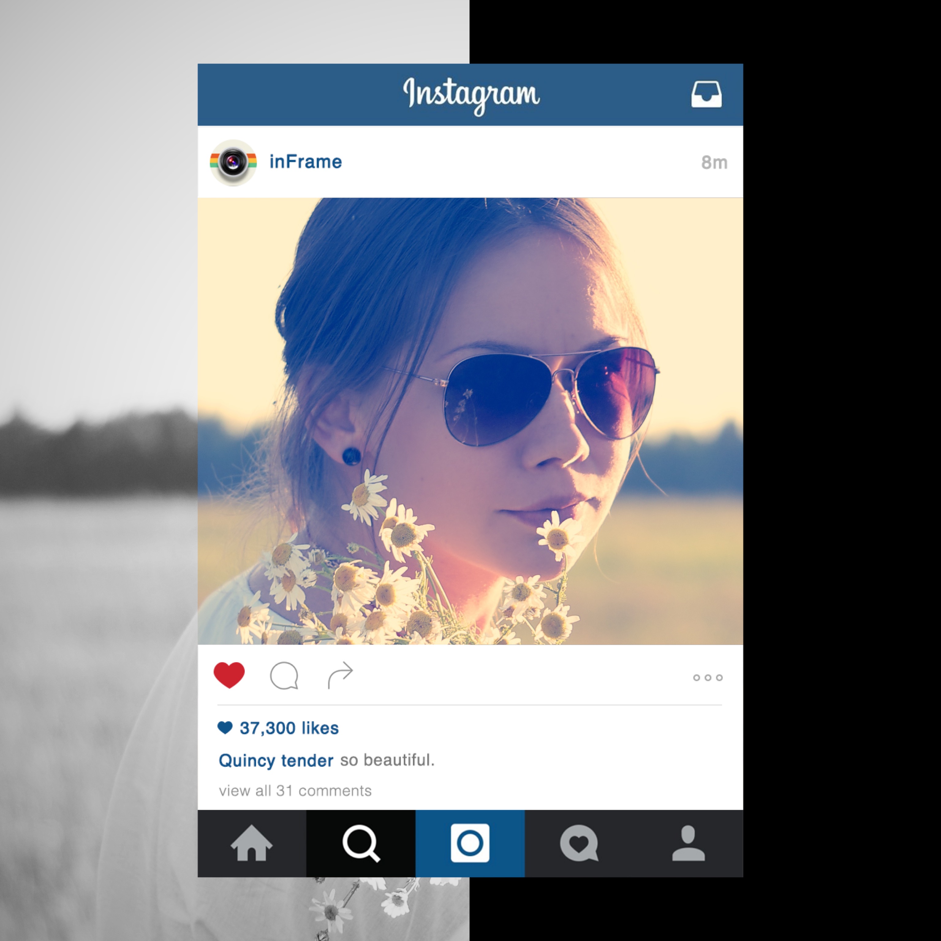 InstaCrop Photo Resizer Picture Frame