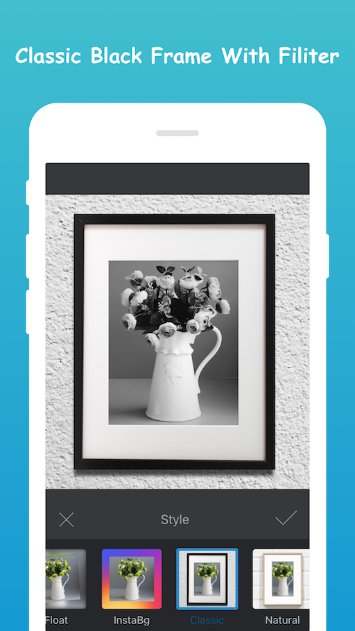 InstaCrop Photo Resizer Picture Frame